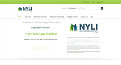 Desktop Screenshot of nyli.org